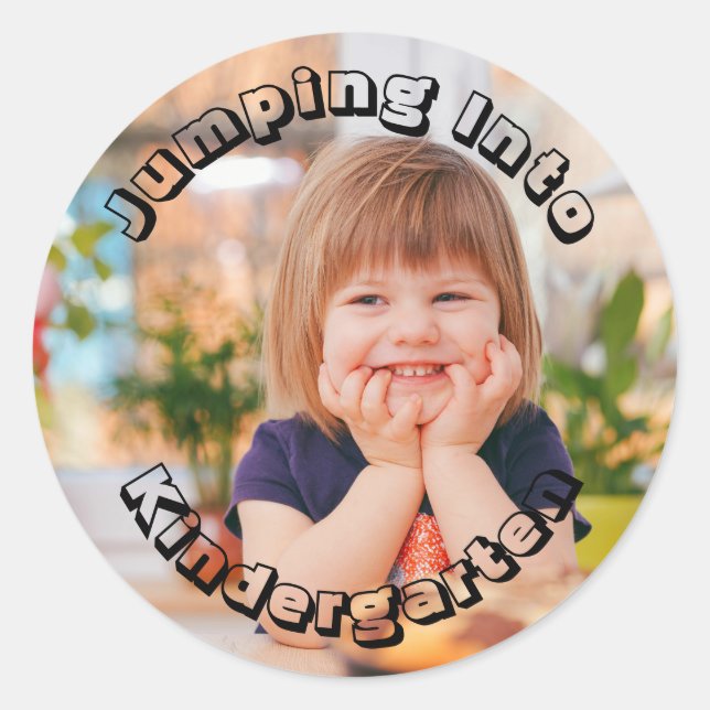 Photo Pre-K Graduation Sticker (Front)