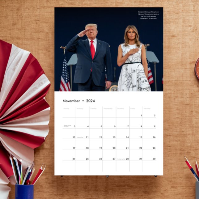 Photo President Donald J Trump Calendar