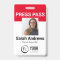 Photo Press Pass ID Badge
