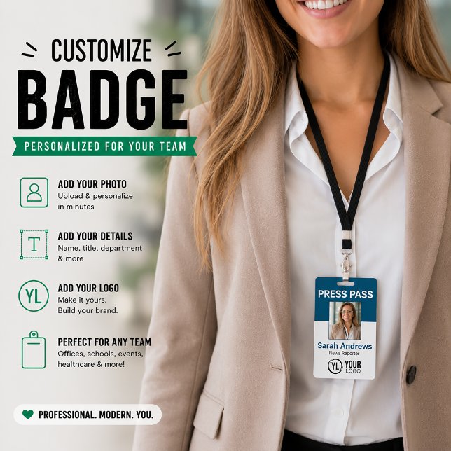 Photo Press Pass ID Badge (Creator Uploaded)