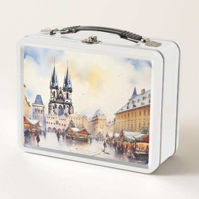 Photo print Prague Metal Lunch Box (Front)