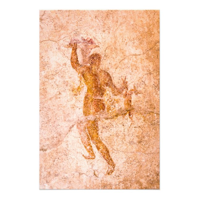 Photo Print - Roman Fresco, Ancient Pompeii, Italy (Front)