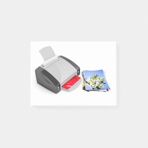 Photo printer post_it notes