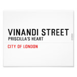 VINANDI STREET  Photo Prints