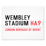 WEMBLEY STADIUM  Photo Prints