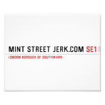mint street jerk.com  Photo Prints