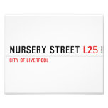 Nursery Street  Photo Prints