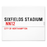 Sixfields Stadium   Photo Prints
