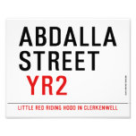 Abdalla  street   Photo Prints