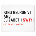 king george vi and elizabeth  Photo Prints