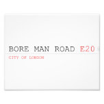 bore man road  Photo Prints