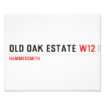 Old Oak estate  Photo Prints