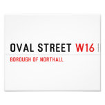 Oval Street  Photo Prints