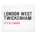LONDON WEST TWICKENHAM   Photo Prints
