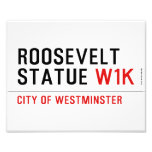 roosevelt statue  Photo Prints