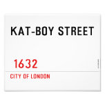 KAT-BOY STREET     Photo Prints