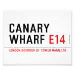 CANARY WHARF  Photo Prints