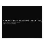 Various lefa sehemo street  Photo Prints