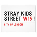 Stray Kids Street  Photo Prints