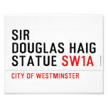 sir douglas haig statue  Photo Prints