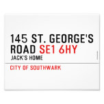 145 St. George's Road  Photo Prints