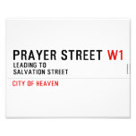 Prayer street  Photo Prints