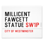millicent fawcett statue  Photo Prints