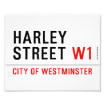 HARLEY STREET  Photo Prints