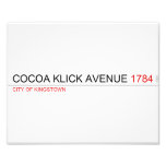 COCOA KLICK AVENUE  Photo Prints