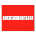 Vocabulary  Photo Prints