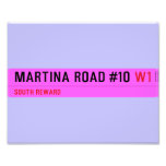 Martina Road #10  Photo Prints