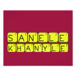 
 SANELE
 KHANYLE  Photo Prints