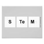 STEM  Photo Prints