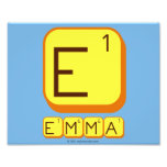 E
 EMMA  Photo Prints