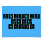 Periodic
 Table
 Writer  Photo Prints