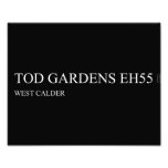 TOD GARDENS  Photo Prints