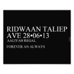Ridwaan TaLiEp Ave  Photo Prints