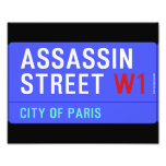 ASSASSIN Street  Photo Prints