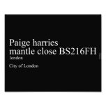 Paige harries mantle close  Photo Prints