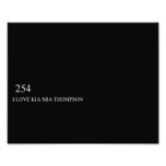 I LOVE KIA MIA THOMPSON    Photo Prints
