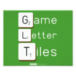 Game
 Letter
 Tiles  Photo Prints