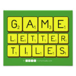 Game
 Letter
 Tiles  Photo Prints