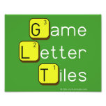 Game Letter Tiles  Photo Prints