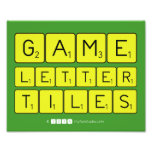 Game
 Letter
 Tiles  Photo Prints