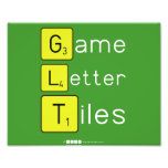 Game
 Letter
 Tiles  Photo Prints