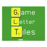 Game
 Letter
 Tiles  Photo Prints