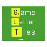 Game
 Letter
 Tiles  Photo Prints