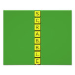 S
 C
 R
 A
 B
 B
 L
 E  Photo Prints