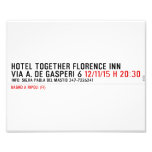 hotel together florence inn via a. de gasperi 6  Photo Prints