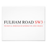 Fulham road  Photo Prints